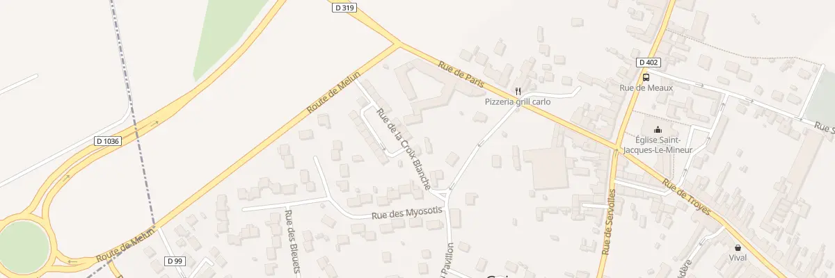 Plan du 4 Rue de la Croix Blanche à Guignes