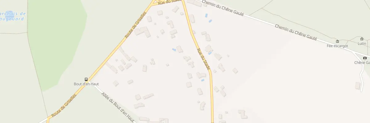 Plan du 821 Rue du Stade à Paucourt