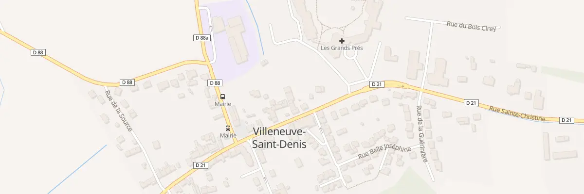 Plan du 15 Rue Sainte Christine à Villeneuve-Saint-Denis
