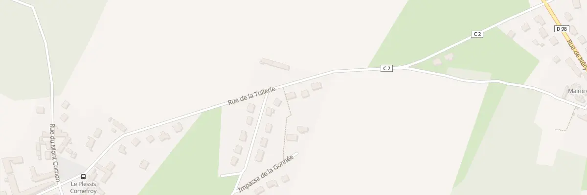 Plan du 348 Rue de la Tuilerie à Trumilly