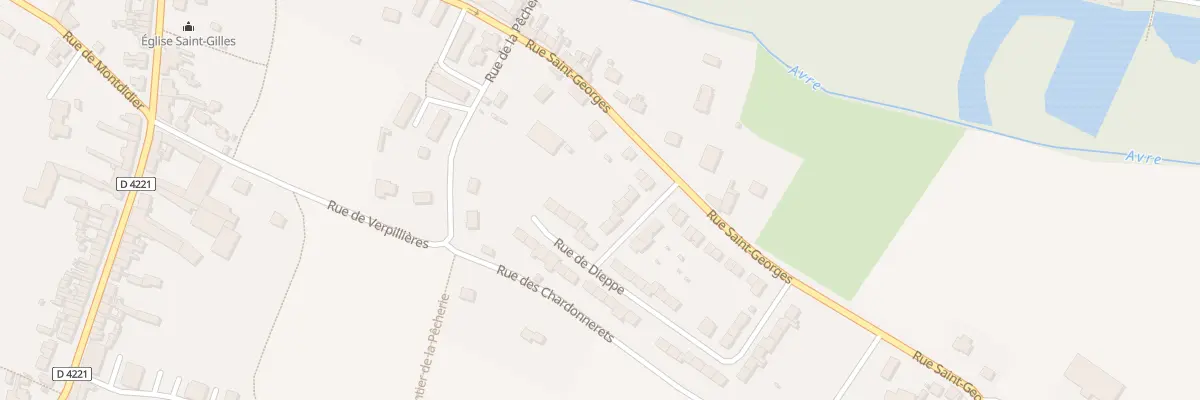 Plan du 6 Rue de Dieppe à Roye