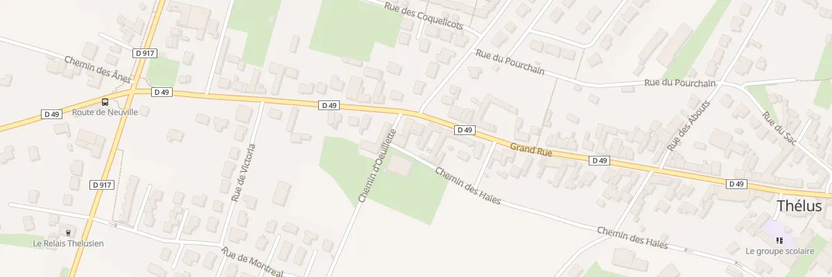 Plan du 49B Vc Grande Rue à Thélus