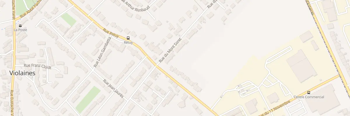 Plan du 6 Rue du Mont Soret à Violaines