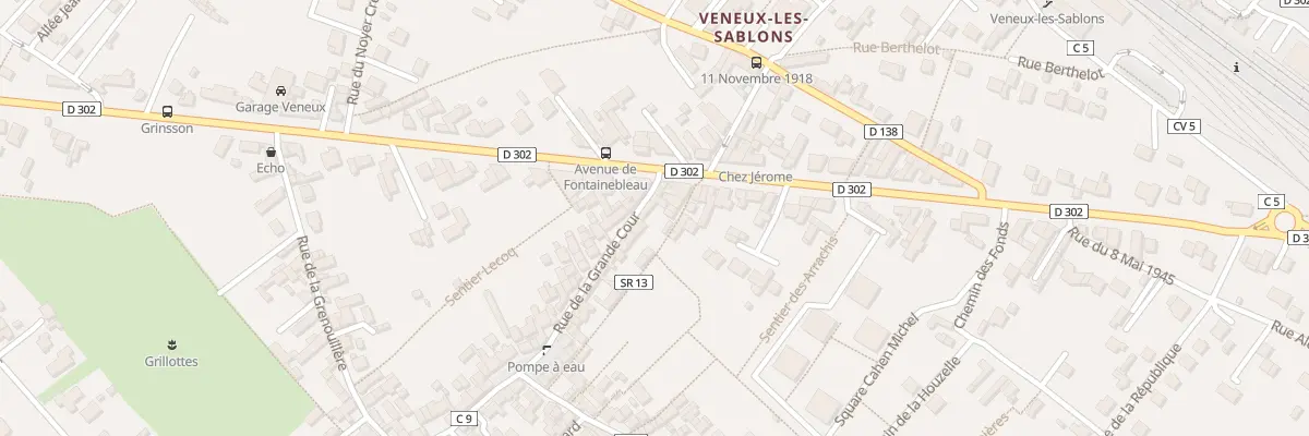 Plan du 3 Rue de la Grande Cour à Moret-Loing-et-Orvanne