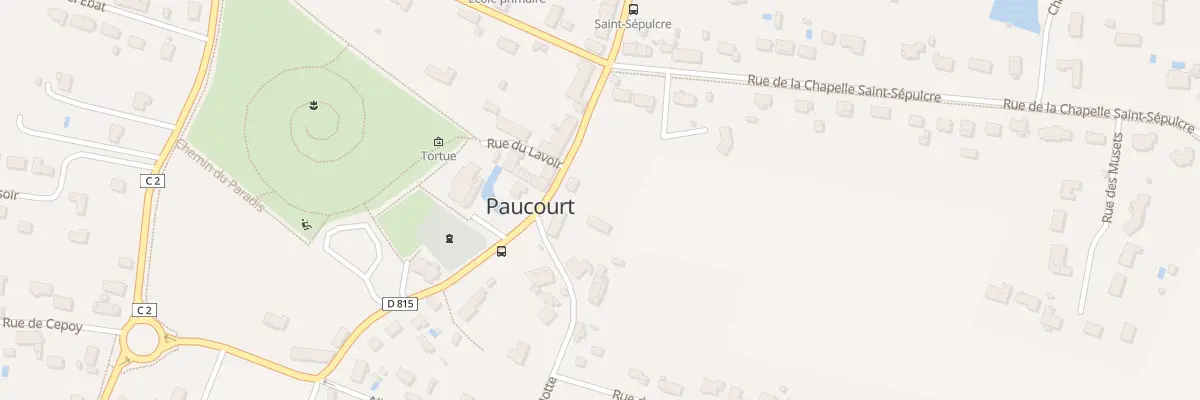 Plan du 93 Rue de l’Église à Paucourt