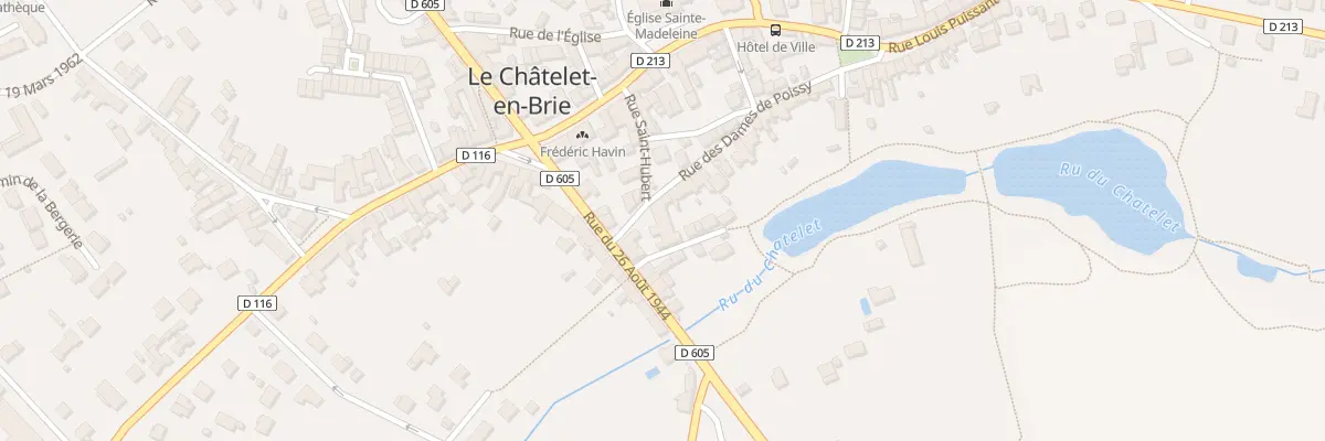 Plan du 8 Rue des Dames de Poissy au Châtelet-en-Brie