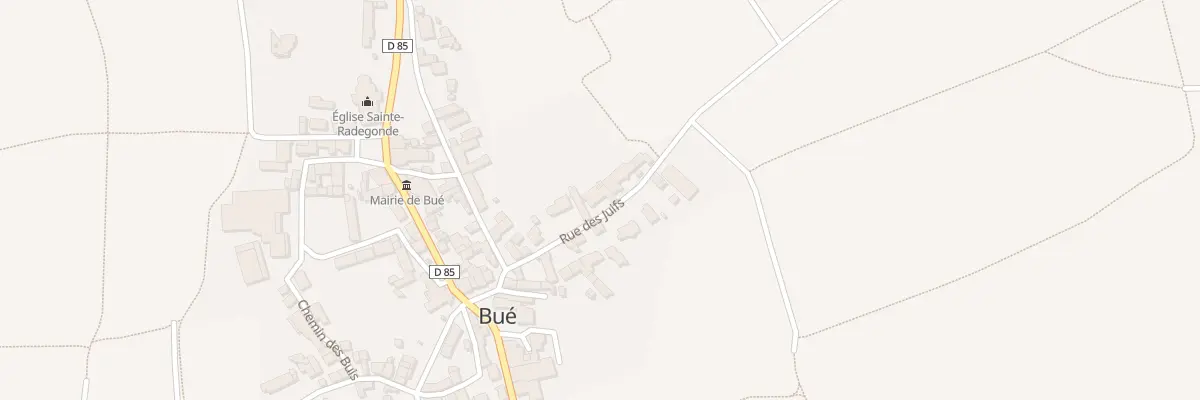 Plan du 9 Rue des Juifs à Bué
