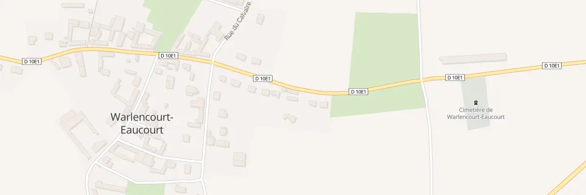 Plan du 25 Rue Saint Maurice à Warlencourt-Eaucourt