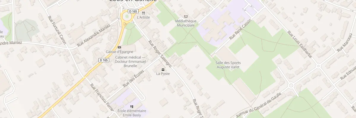 Plan du 25 Rue Roger Salengro à Loos-en-Gohelle