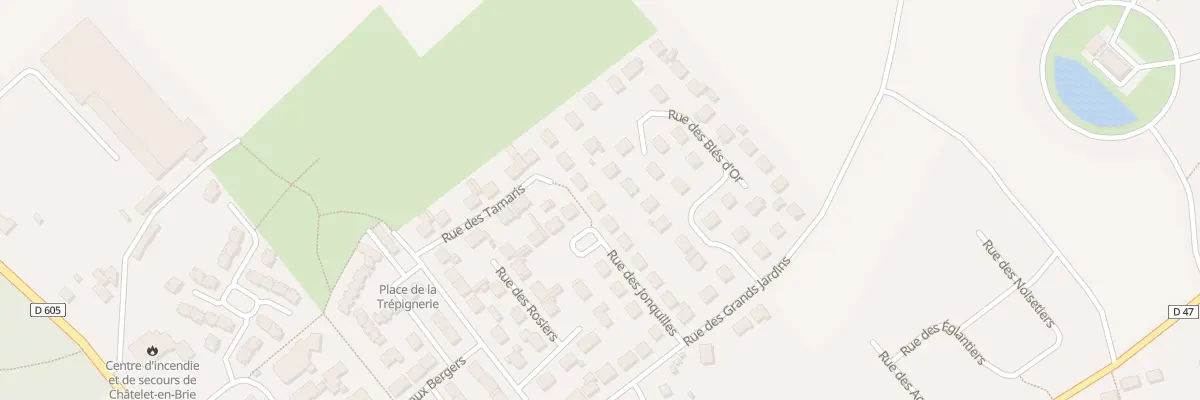 Plan du 4 Pl des Capucines au Châtelet-en-Brie