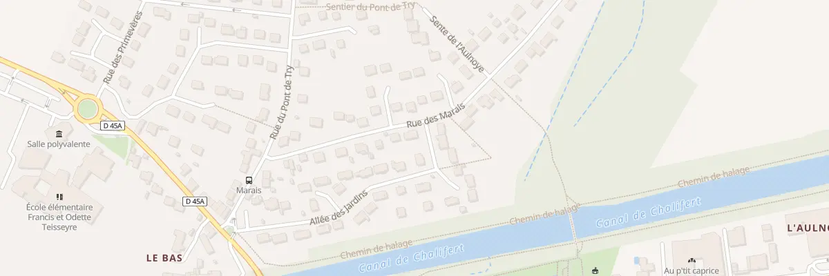 Plan du 12B Rue des Marais à Coupvray