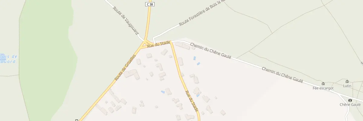 Plan du 928 Rue du Stade à Paucourt