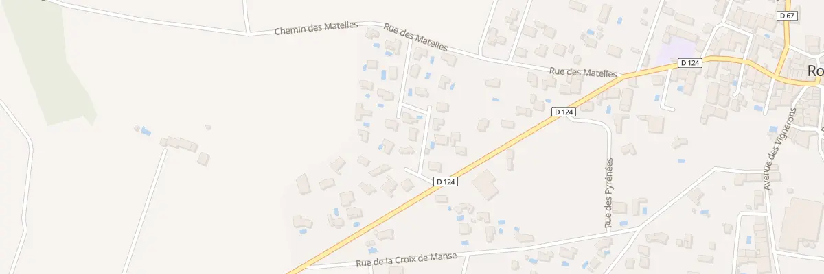 Plan du 1 Lot Le Clos de Berges à Roubia