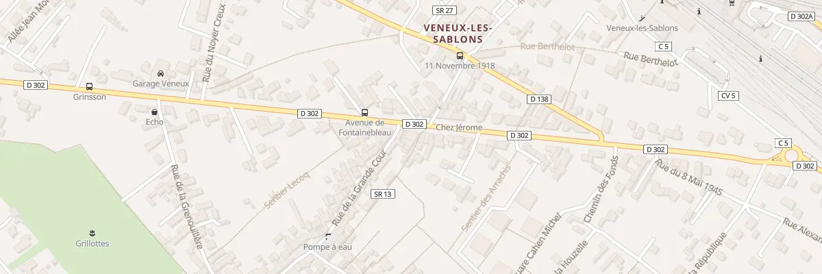 Plan du 89 Av de Fontainebleau Veneux à Moret-Loing-et-Orvanne