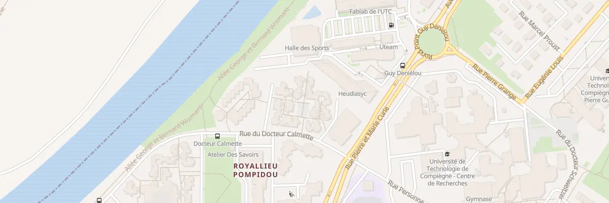 Plan du 2 Rue Claude Nicolas Ledoux à Compiègne