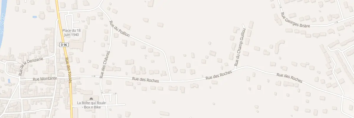 Plan du 2B Rue du Poëlon à Ferrières-en-Gâtinais