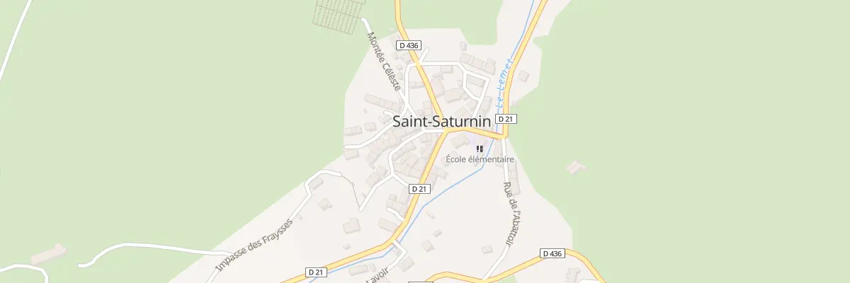Plan du 6006 Le Bourg à Saint-Saturnin