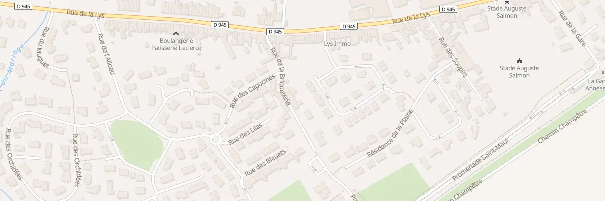 Plan du 7 Rue de la Briqueterie à Sailly-sur-la-Lys
