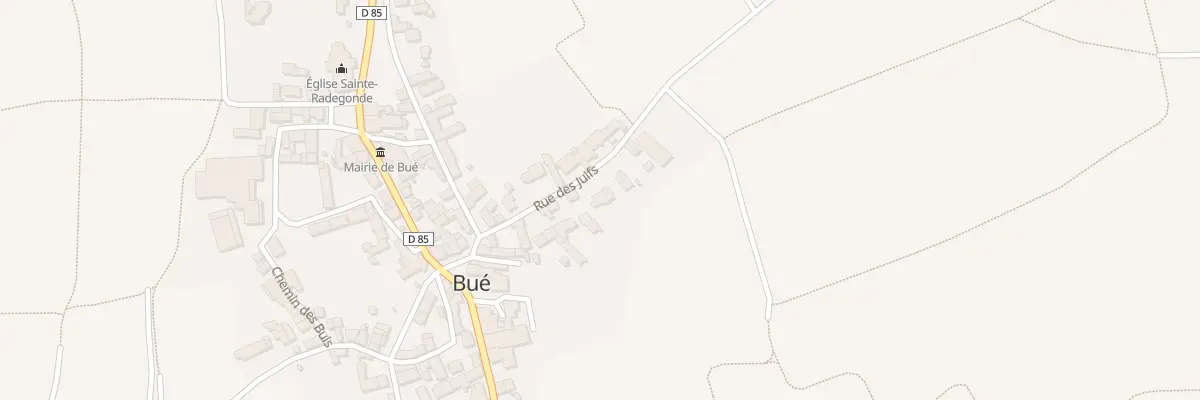 Plan du 18 Rue des Juifs à Bué