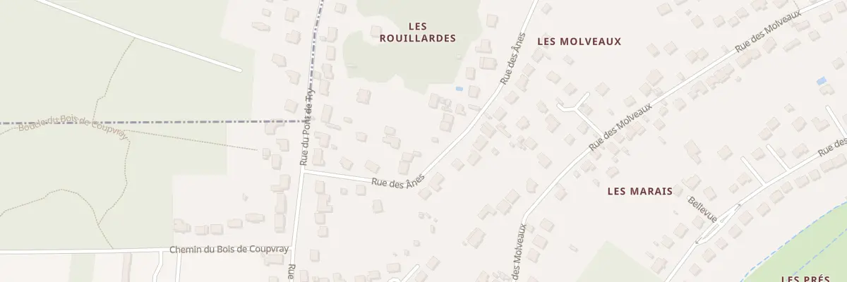 Plan du 11 Rue des Anes à Coupvray