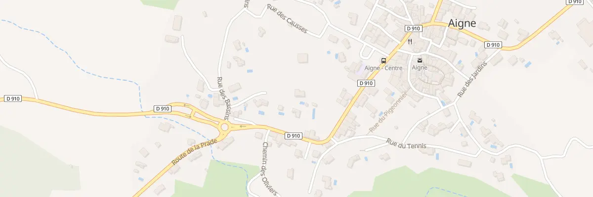 Plan du 5181 Au Village à Aigne