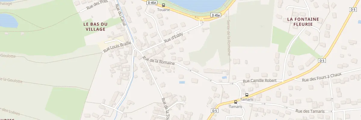 Plan du 10 Rue de la Romaine à Coupvray