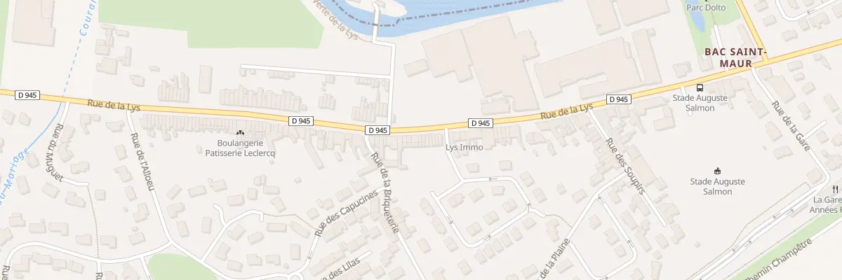 Plan du 3020 Rue de la Lys à Sailly-sur-la-Lys