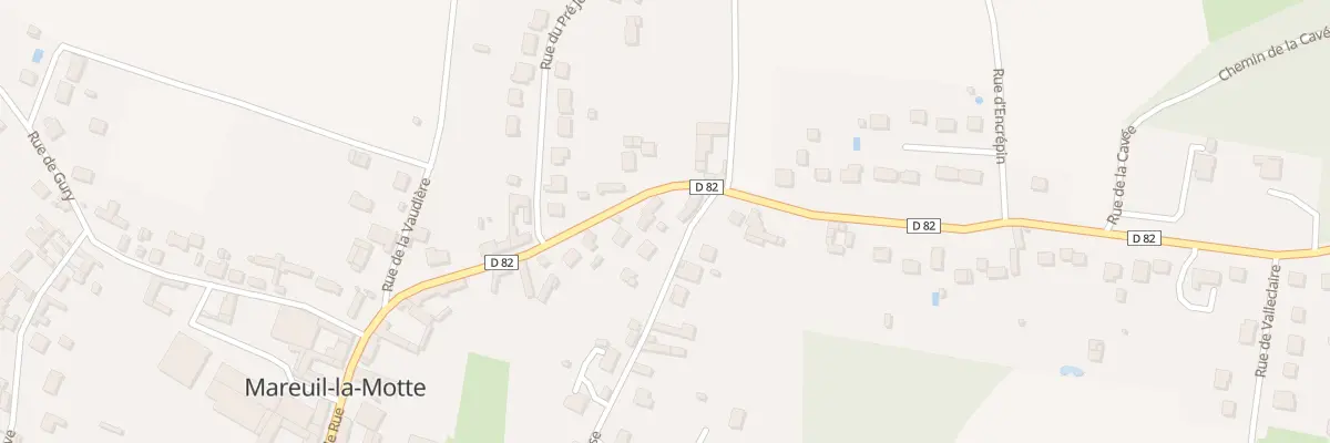 Plan du 14 Rue de Saint Claude à Mareuil-la-Motte