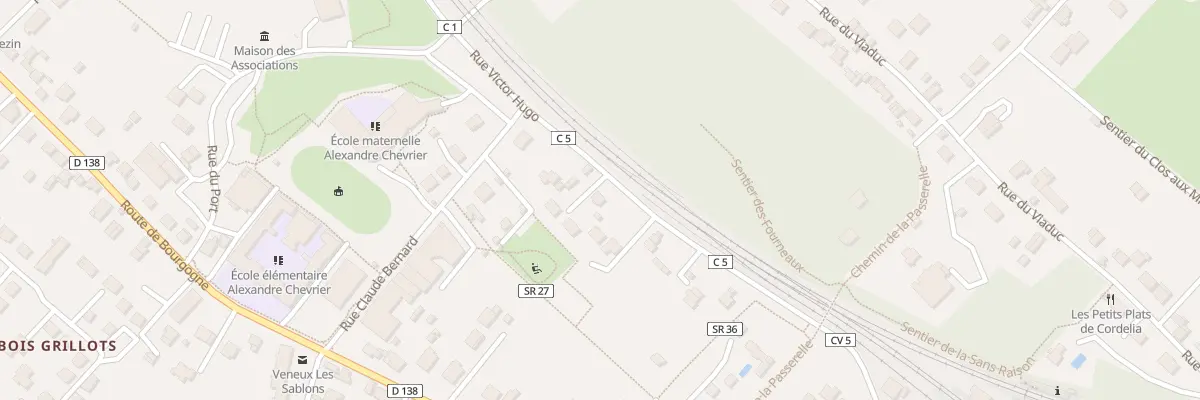 Plan du 11 Rue Victor Hugo à Moret-Loing-et-Orvanne
