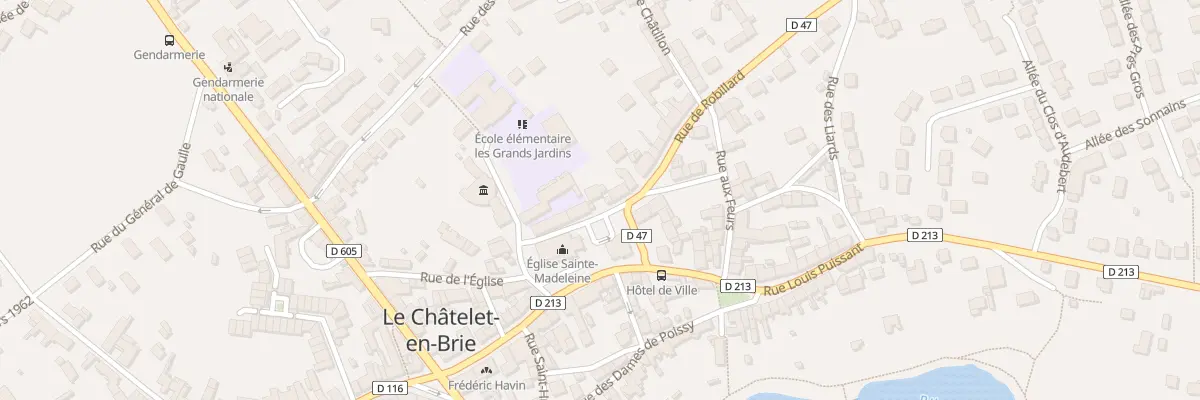 Plan du 5 Rue de Robillard au Châtelet-en-Brie
