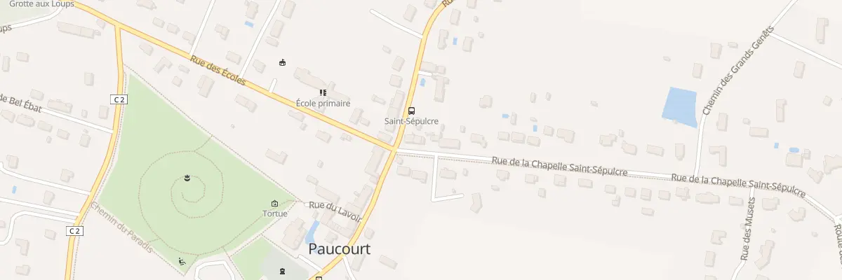 Plan du 17 Rue de la Chapelle St Sepulcre à Paucourt