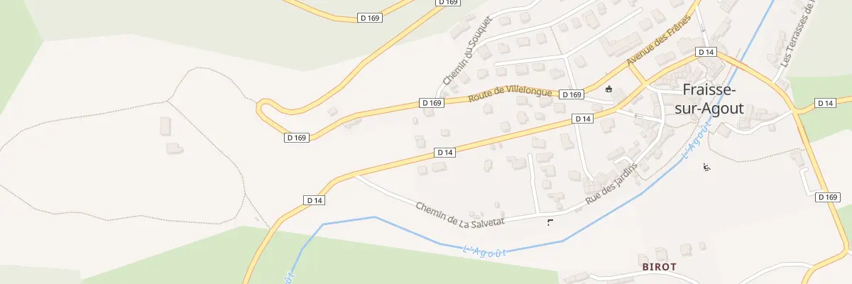 Plan du 5045 Prat Grand à Fraisse-sur-Agout
