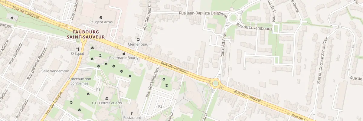 Plan du 115 Rue de Cambrai à Arras