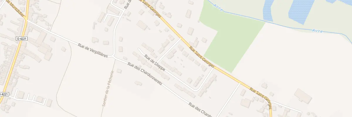 Plan du 3 Rue de Dieppe à Roye