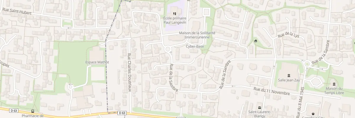 Plan du 37 Rue de la Sambre à Saint-Laurent-Blangy