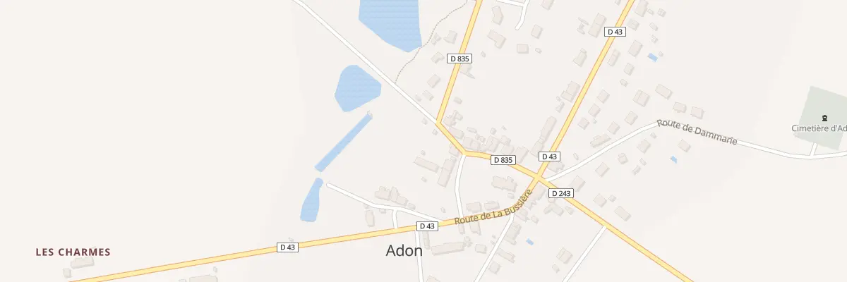 Plan du 8 Pl de l’Eglise à Adon