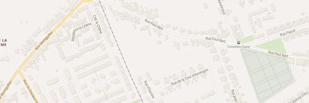 Plan du 163 Rue Paul Bert à Lens