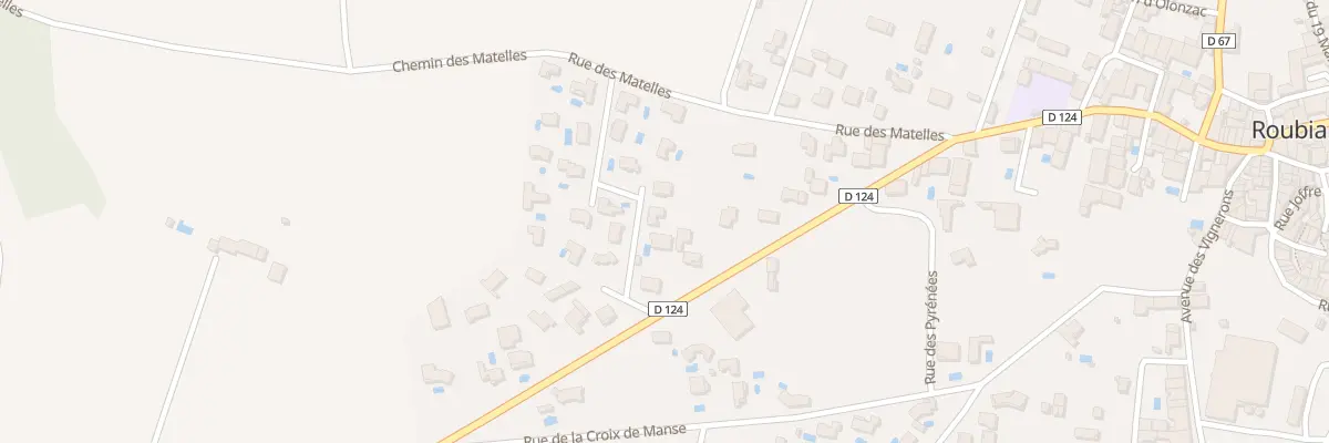 Plan du 6 Lot Le Clos de Berges à Roubia