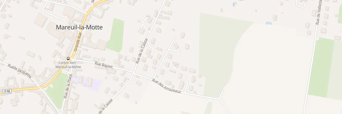 Plan du 6 Rue du Courtil Fontaine à Mareuil-la-Motte