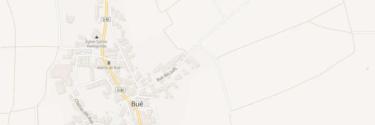 Plan du 22 Rue des Juifs à Bué