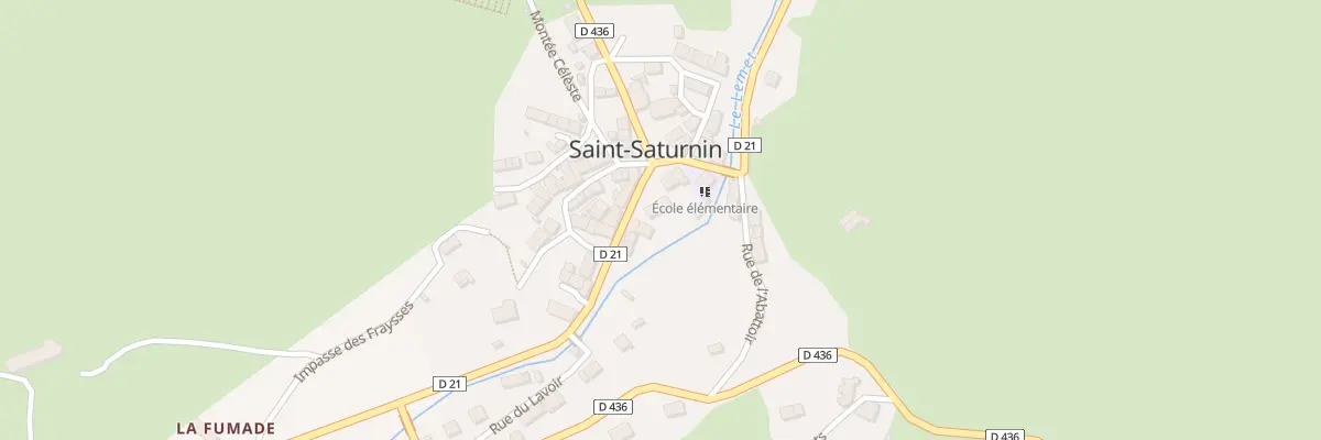 Plan du 5108 Le Bourg à Saint-Saturnin