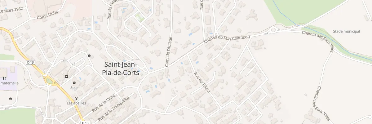Plan du 1 Rue du Tilleul à Saint-Jean-Pla-de-Corts