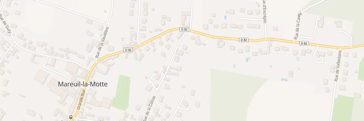 Plan du 30 Rue de la Caisse à Mareuil-la-Motte