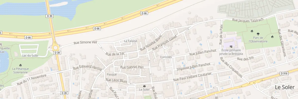 Plan du 1 Rue François Gaxet au Soler
