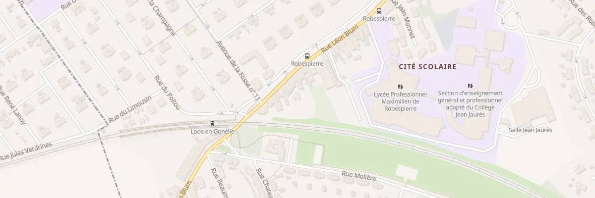 Plan du 129 Rue Léon Blum à Lens