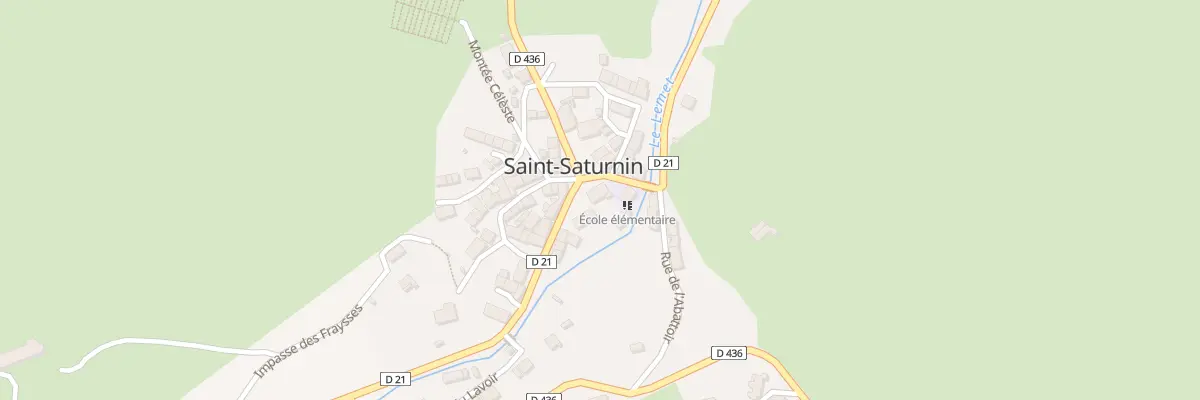 Plan du 5109 Le Bourg à Saint-Saturnin