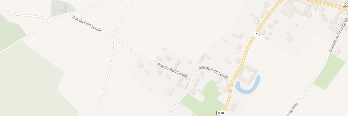 Plan du 10 Rue du Petit Lendit à Gury