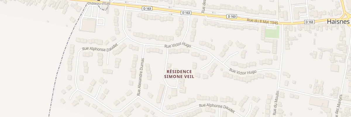 Plan du 34 Rue Victor Hugo à Haisnes