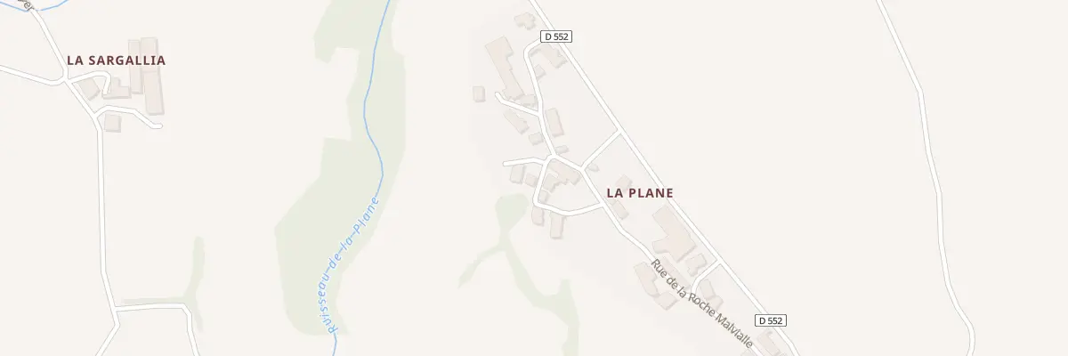 Plan du 5306 La Plane à Perpezat