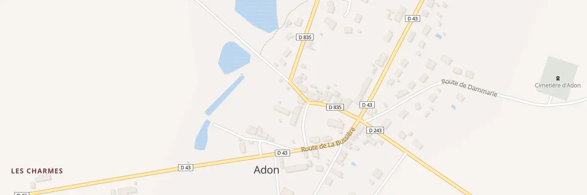 Plan du 7 Pl de l’Eglise à Adon